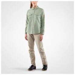 FJÄLLRÄVEN Women's Övik Travel Shirt L/S - Blouse 8 FJÄLLRÄVEN Women's Övik Travel Shirt L/S - Blouse -Active Style Store fjaellraeven womens oevik travel shirt l s blouse detail 3