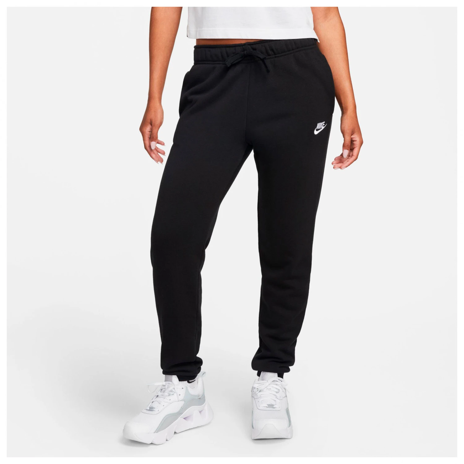 Nike Women's Sportswear Club Fleece Mid-Rise Joggers - Tracksuit Trousers 3 Nike Women's Sportswear Club Fleece Mid-Rise Joggers - Tracksuit Trousers - Image 3