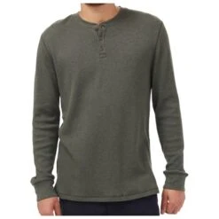 Tentree Treewaffle Henley Longsleeve - Longsleeve
