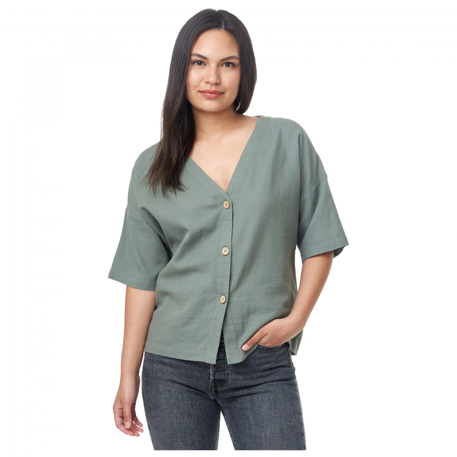 Tentree Women's Market Shirt - Blouse 2 Tentree Women's Market Shirt - Blouse - Image 2